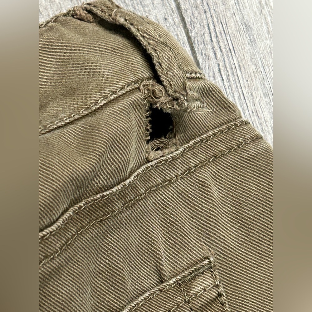 Michael Kors olive safari izzy skinny jeans size 10 - Picture 10 of 10